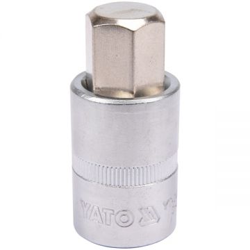 Yato  YT-04388 - Capat cheie tubulara cu profil hexagonal exterior sistem de prindere 1/2 inch 55 mm HEX17