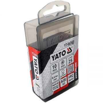 Yato  YT-04742 - Set capete de insurubare profil PH1 10 bucati