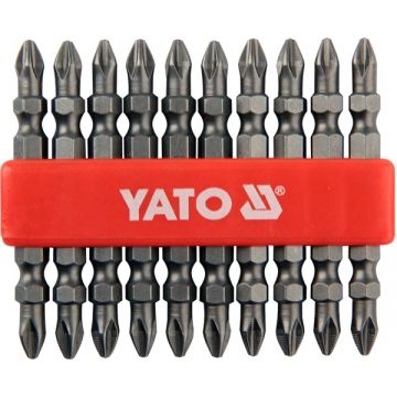 Yato  YT-0481 - Set capete de insurubare profil PH2 10 bucati