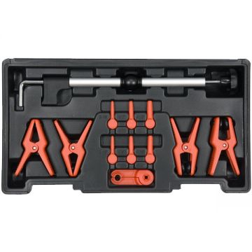 Yato  YT-08392 - Kit clesti conducte combinate si opritoare 12 bucati
