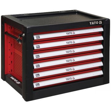 Yato  YT-09155 - Dulap pentru scule  690x465x535 mm 6  compartimente banc de lucru