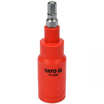 Yato  YT-21082 - Capat cheie tubulara cu profil HEX6 75 mm 3/8 inch