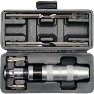Yato  YT-2802 - Set surubelnita metalica cu percutor accesorii