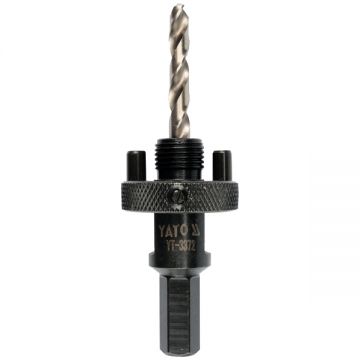 Yato  YT-3372 - Adaptor carota HSS Bimetal 32-140 mm tija hexagonala burghiu centrare inclus