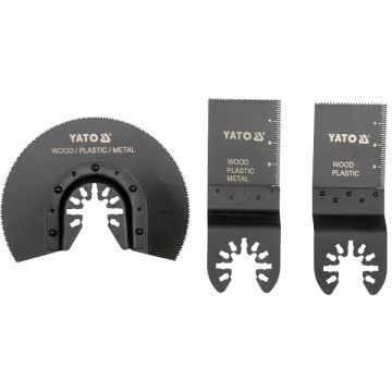 Yato  YT-34691 - Set 3 accesorii multicutter taiere sistem Yato Quick Release