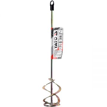 Yato  YT-5497 - Paleta de amestecat 70x400 mm tija hexagonala 8 mm beton mortar