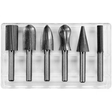 Yato  YT-61711 - Set cutite frezat tija 6 mm ambalaj plastic 6 bucati