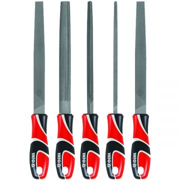 Yato  YT-6238 - Set pile mixte 230  mm dantura bastarda 5  bucati maner