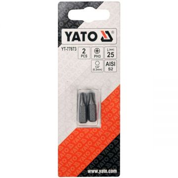 Yato  YT-77873 - Set capete de insurubare profil PH3 2 bucati