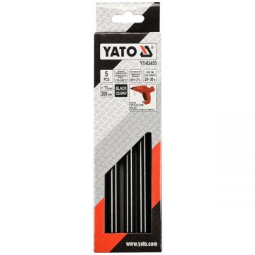 Yato  YT-82433 - Baghete silicon negre 11x200 mm 5 bucati -