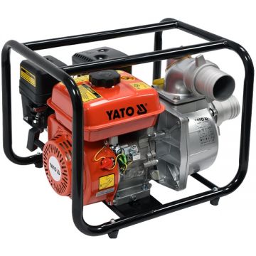 Yato  YT-85402 - Motopompa - 2 timpi un cilindru racire cu aer 4.8 CP 8 m 833 l/min apa murdara