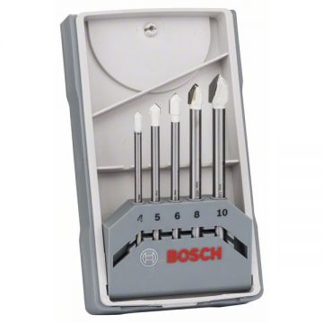 Bosch  CYL-9 Ceramic - Set burghie ceramica  4-10  mm tija cilindrica 5 bucati