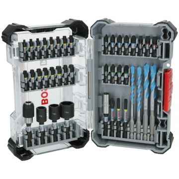 Bosch  PRO Impact - Set accesorii insurubare si burghie multiconstruct 40 bucati