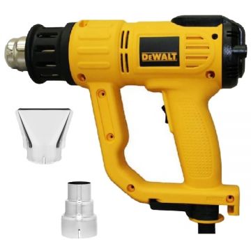 DeWalt  D26414 - Suflanta cu aer cald 2000 W 50-600 grade C 650 l/min display digital accesorii
