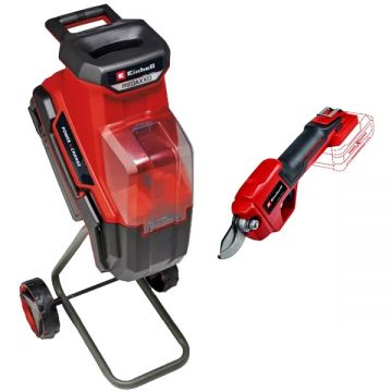 Einhell  REDAXXO 36/25 + GE-LS 18 Li PXC - Tocator de crengi fara acumulatori si incarcator 18 V - Ah 25 mm + Foarfeca pentru crengi 28 mm