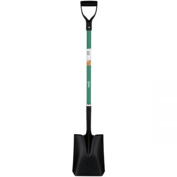 Flo  35835 - Lopata gradinarit 225  mm tais drept coada din fibra de sticla