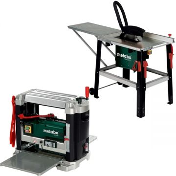 Metabo  DH 330 + TKHS 315 C-2.0 WNB - Masina de rindeluit si degrosat 1800 W 330 mm + Fierastrau circular de masa 2000 W 315x30 mm