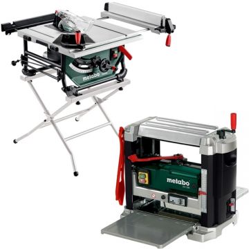 Metabo  DH 330 + TS 254 M SET - Masina de rindeluit si degrosat 1800 W 330 mm + Fierastrau circular de masa 1500 W 254x30 mm