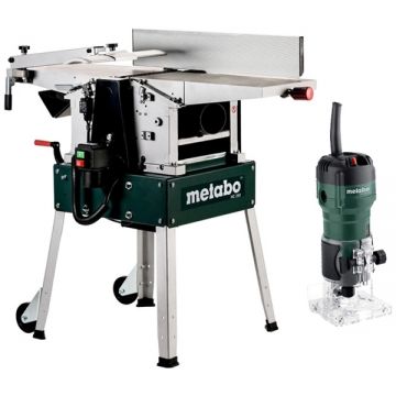 Metabo  HC 260 C - 2.2 WNB + FM 500-6 - Masina de rindeluit si degrosat 2200 W 260 mm + Masina de frezat 500 W 6 mm