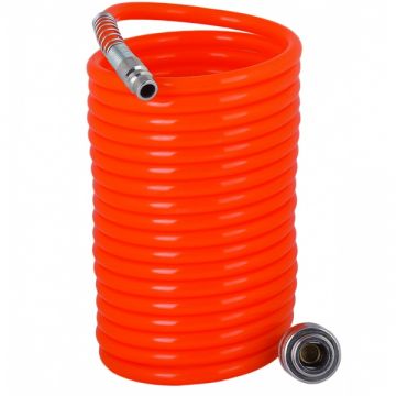 Raider  139904 - Furtun compresor 10 m 2.4 bar 1/4 inch mama-1/4 inch tata