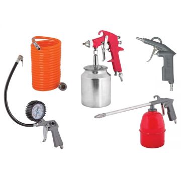 Raider  RD-AT01 - Set 5 accesorii mixte pentru compresor