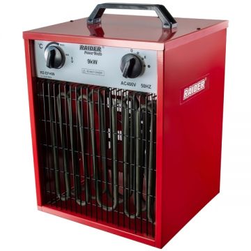 Raider  RD-EFH09 - Aeroterma electrica 9 kW 300 m3/h 3 trepte calorice trifazata