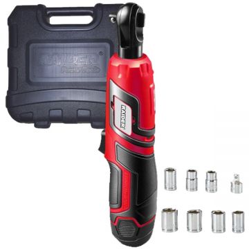 Raider  RD-RW01 - Cheie cu clichet cu 1 acumulator Li-Ion 12 V 2 Ah valiza plastic accesorii