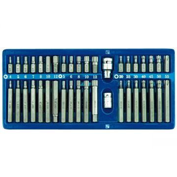 Vorel  66400 - Set capete de insurubare mixt 40 bucati