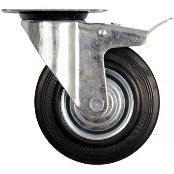 Vorel  87323 - Roata pivotanta 125  mm 100  kg otel zincat