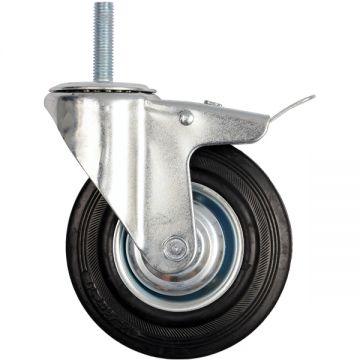 Vorel  87333 - Roata pivotanta 125  mm 100  kg otel zincat
