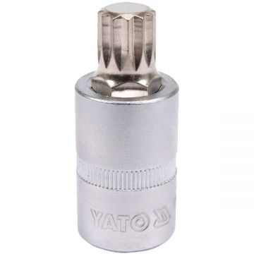 Yato  YT-04345 - Capat cheie tubulara cu profil spline exterior sistem de prindere 1/2 inch M14