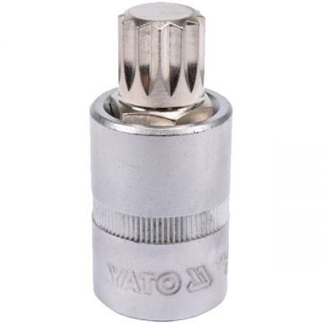 Yato  YT-04346 - Capat cheie tubulara cu profil spline exterior sistem de prindere 1/2 inch M16
