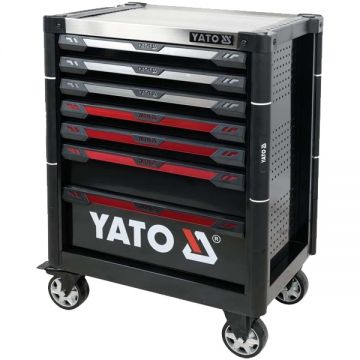 Yato  YT-09032 - Dulap pentru scule  977x725x480 mm 7  compartimente banc de lucru