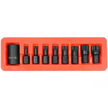 Yato  YT-10663 - Set capete de insurubare profil SPLINE 9 bucati
