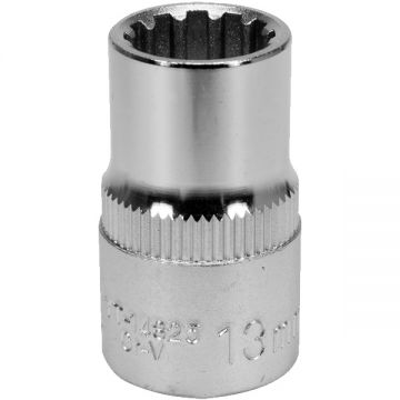 Yato  YT-14825 - Capat cheie tubulara cu profil spline interior sistem de prindere 1/2 inch 13 mm