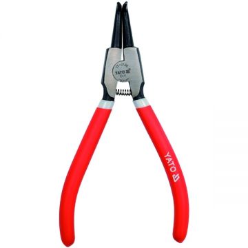 Yato  YT-2138 - Cleste cu varf indoit pentru inele de siguranta 180 mm inele exterioare