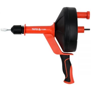 Yato  YT-24991 - Spirala pentru canalizare tambur 6 mm x 7.6 m
