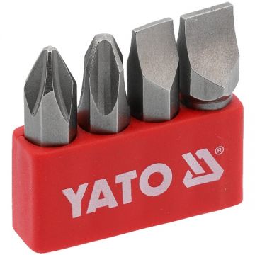 Yato  YT-2812 - Set capete de insurubare profil plat si PH 4 bucati