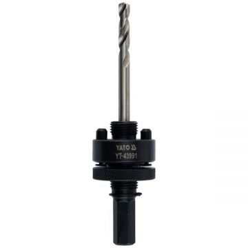 Yato  YT-43991 - Adaptor carota multimaterial 95-150 mm tija hexagonala burghiu centrare inclus