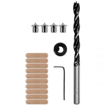 Yato  YT-44111 - Set pentru imbinari cu dibluri de lemn 8 mm