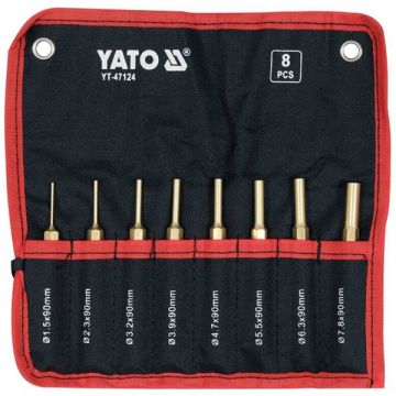 Yato  YT-47124 - Set dalti punctatoare 8  bucati