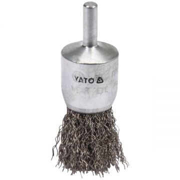 Yato  YT-47496 - Perie pensula 25x-  mm fir ondulat tija cilindrica 6 mm