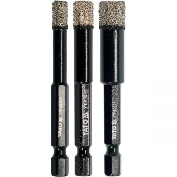 Yato  YT-60409 - Burghie diamantate 6-10 mm