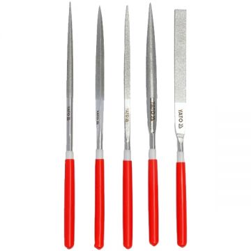Yato  YT-6156 - Set pile diamantate 70  mm dantura mixta 5  bucati maner