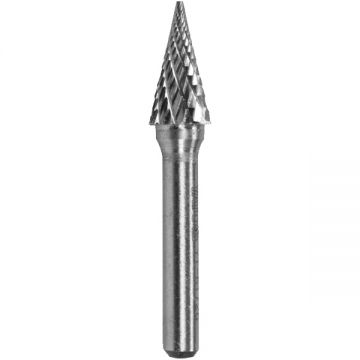 Yato  YT-61726 - Freza cu carburi metalice  10x18x58 mm tija 6 mm forma M (conica cu cap ascutit) tais dublu