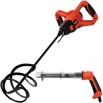 Yato  YT-82607 + YT-82190 - Masina de amestecat 1600 W 140 mm + Cutit termic pentru polistiren 220 W