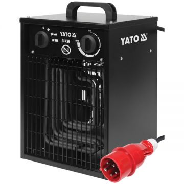 Yato  YT-99695 - Aeroterma electrica 5 kW 795 m3/h 2 trepte calorice trifazata