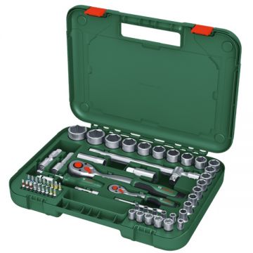 Bosch  1600A02Z9G - Set capete de insurubare si chei tubulare mixte 57 bucati