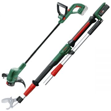 Bosch  AdvancedPrune 18V-45 +EasyGrassCut 18V-26 - Foarfeca de gradina pentru crengi cu 1 acumulator Li-Ion 18 V 2 Ah 45 mm accesorii + Trimmer gazon 260 mm cap cu fir