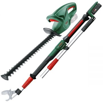 Bosch  AdvancedPrune 18V-45 + EasyHedgeCut 18-45 - Foarfeca de gradina cu 1 acumulator Li-Ion 18 V 2 Ah 45 mm accesorii + Masina de tuns gard viu 45 cm